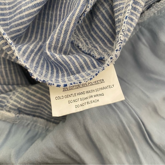 Hello Molly Blue Ruffled Jumpsuit - Picture 9 of 9